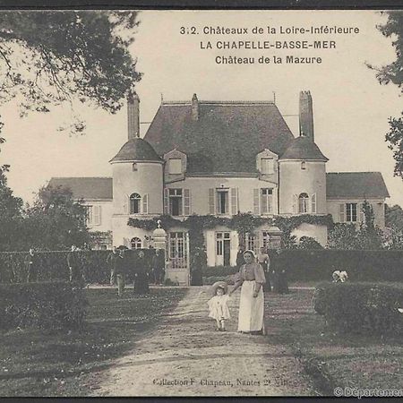 Chateau de La Mazure La Chapelle-Basse-Mer Exterior foto